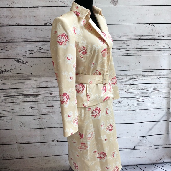 Liz Claiborne vintage floral suit size 6 - Picture 5 of 8